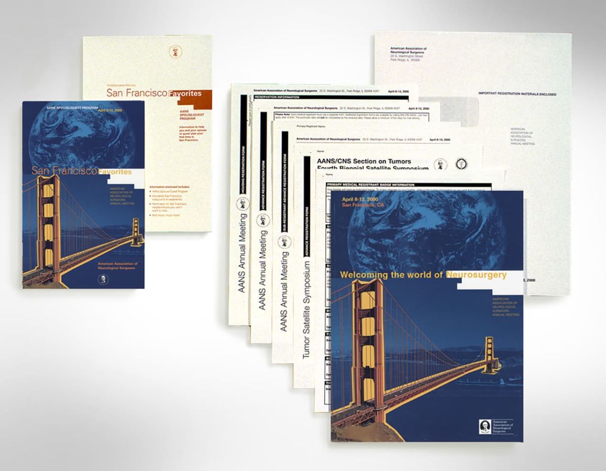 many copies of the marketing materials showcasing neigerdesign's innovative design and printmaking skills