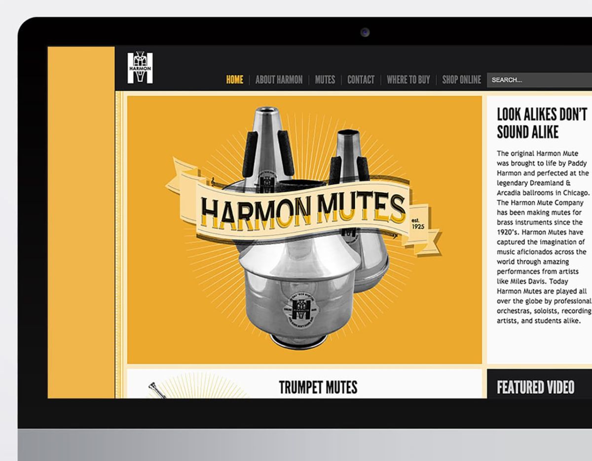 Harmon Mutes Website